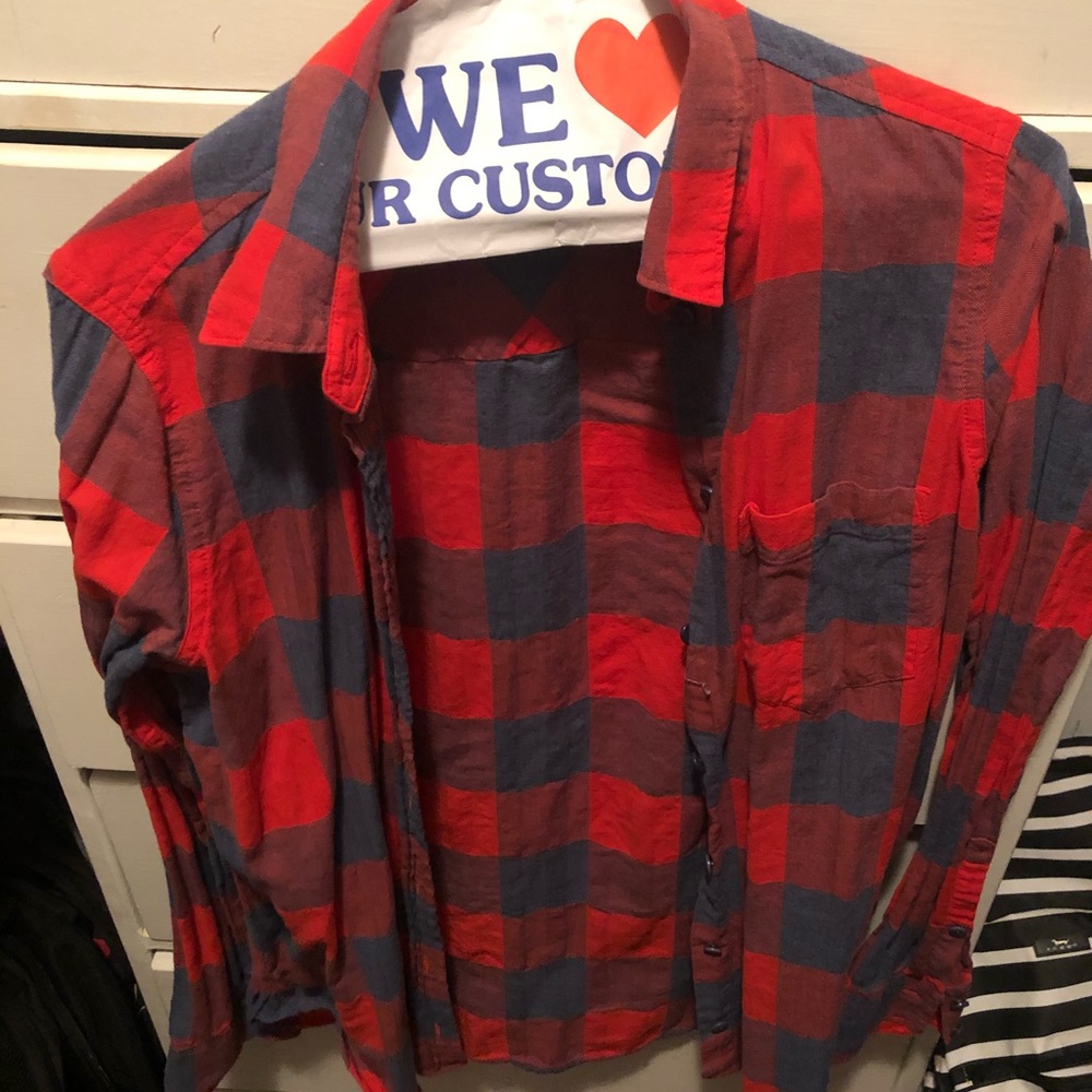 Jcrew flannel top